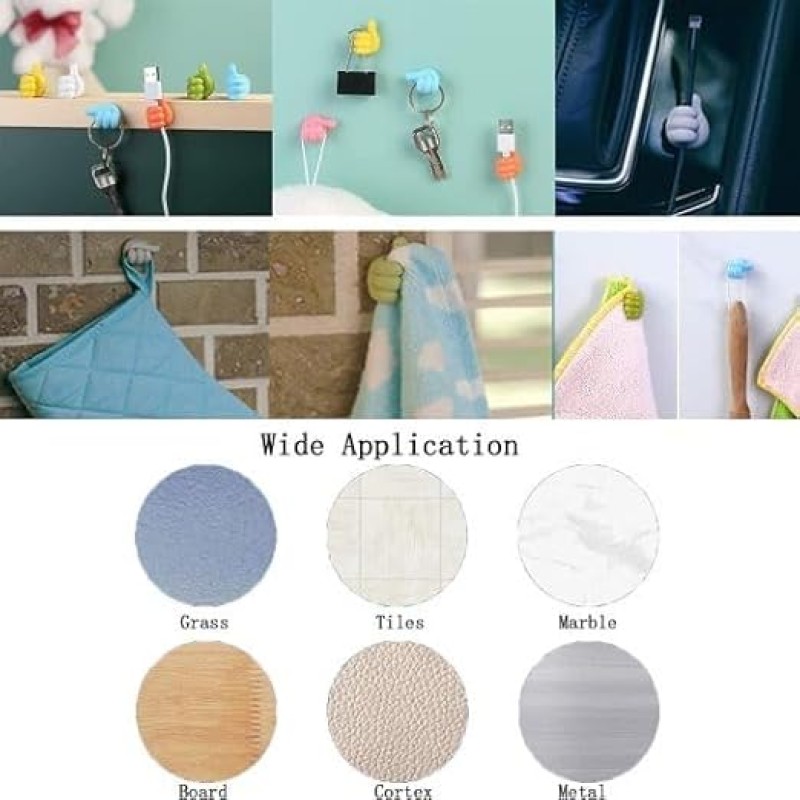 Silicone Thumb Wall Hooks Images